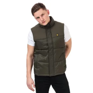 Lyle And Scott Herren-Wattierweste in Grün