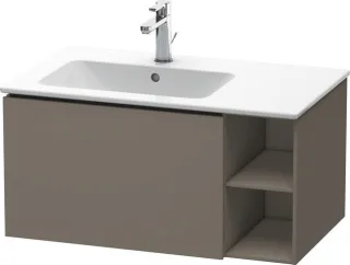 Duravit L-Cube Waschtischunterbau wandhängend Flanell Grau Seidenmatt 820x481x400 mm - LC619109090 LC619109090