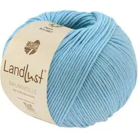 LANA GROSSA LANDLUST BAUMWOLLE GOTS 100 % Baumwolle Häkelwolle, 115 m (100 % Baumwolle mit angenehm weicher Haptik, Ideal für Tops, Strickjacken, Taschen und Accessoires), 50 g