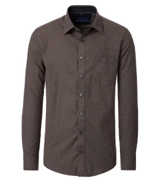 CASAMODA - Freizeithemd braun - Gr. - 3XL