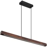 GLOBO LIGHTING Pendelleuchte GLOBO Lighting Hängeleuchte TIBEON LBH 90x8x120 cm schwarz Hängelampe, Warmweiß