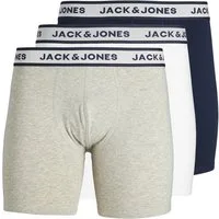 Jack & Jones PlusSize Boxershorts JACSOLID BOXER BRIEFS 3 PACK PLS NOOS (Packung, 3-St)
