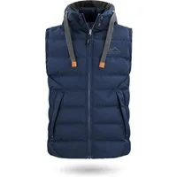 normani Steppweste Herren Winter-Steppweste Yuquot Wattierte Winterweste Bodywarmer Outdoor Weste mit Kapuze