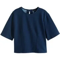 Next T-Shirt Kurzärmeliges Denim-T-Shirt aus Jersey (1-tlg)