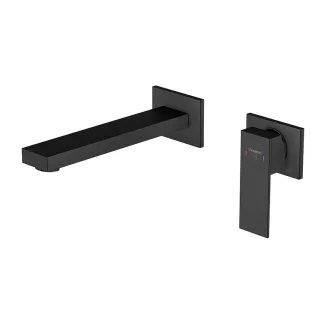 Steinberg Unterputz Waschtischarmatur, Ausladung 200 mm, schwarz matt, 1601814S, 160.1814S 16018143S