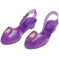 Metamorph Kostüm Disney's Rapunzel – Schuhe für Kinder, Durchscheinende Glitzer-Pumps für die Märchenprinzessin