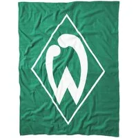 Werder Bremen Kunstfaserbettdecke SV Werder Bremen Fleecedecke Raute