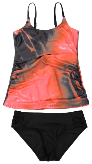IN LINEA - Da.-Tankini black print