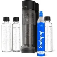 Sodapop Wassersprudler Logan inkl. 3 Glasflaschen & CO² Zylinder