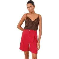 LIPSY Bermudas Lipsy Tailored Fit Bermudashorts, Kreuzschraffur (1-tlg)