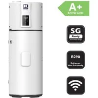 Haier Warmwasser-Wärmepumpe Kwikot by Haier Brauchwasserwärmepumpe Trinkwasser HP250M7 250 L R290, Energieklasse A+