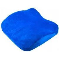 HAC24 Sitzkissen Ergonomisches Rückenkissen Rückenstützkissen Stützkissen Rücken, Visko-Schaum 40 × 40 cm