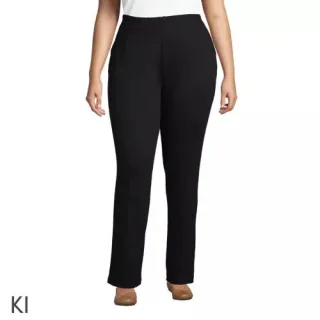 Straight Fit Freizeithose SPORT KNIT für Damen in Plus-Größe, Damen, size: plus, Braun, Baumwolle, by Lands' End