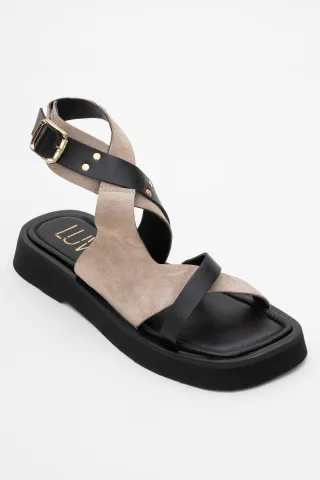 Minnea Wildleder Leder Sandale (Women)