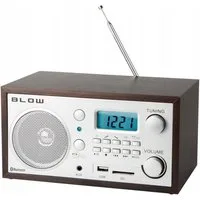 BLOW 77-531# Tragbares Analog-AM/FM-Küchenradio RA2 Retro-Radio (AM/FM-Frequenzwahl (AM 522-1620 kHz, FM 87,5 – 108 MHz), Bluetooth-Funktion, USB-, AUX- und SD-Anschlüsse)
