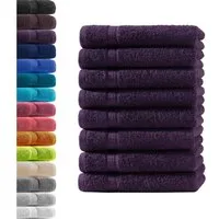Hometex Premium Textiles Handtuch in Premium Qualität 500 g/m², Feinster Frottier-Stoff 100% Baumwolle, 8x Gästetuch, weich, saugfähig, extra schwer & flauschig