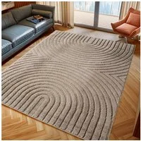 Ayyildiz Teppiche Teppich ART 1122, auch als Läufer und in Rund erhältlich, rechteckig, Höhe: 8 mm, Boho Design, 3D Optik, Struktur Hoch Tief, skandinavisch, Wohnzimmer