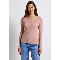 STREET ONE Strickpullover aus softem Materialmix