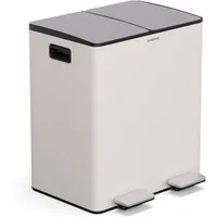 Klarstein Mülleimer EcoVista, Mülltonnenbox Fach Treteimer Trash Bin Garbage Müll