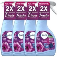 Febreze Wäscheparfüm 4x Febreze Textilerfrischer Lenor Amethyst Blütentraum je 500ml