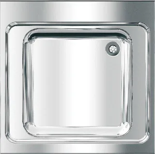 KWC Aquarotter Gewerbespüle, MAXIMA, Edelstahl, 700x432x700 mm, 2000057144 2000057144