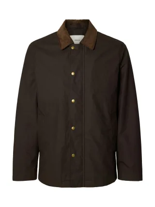 selected men - SLMWALTER WAXED COTTON 2.0 JKT NOOS - Gr. - L