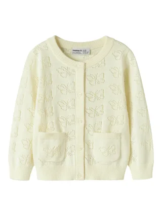 NAME IT - NMFFIAJA LS KNIT CARD Pear Sorbet - Gr. - 104