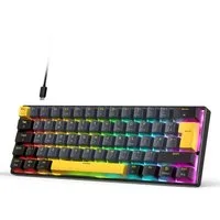 MAGIC-REFINER MAGIC-REFINER MK37 Deutsches Layout 8000Hz Rapid Trigger-Tastatur Gaming-Tastatur (Deutsches Layout,8000Hz,RT)
