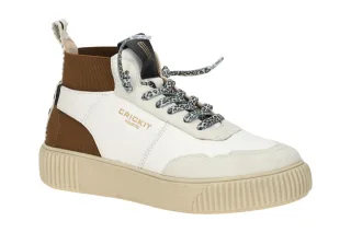 CRICKIT Damen Sneaker REBEKA Maura044 70903 - Wei? uni, Ultra Leicht & Bequem