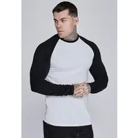 Siksilk Langarmshirt SikSilk Herren LS Muscle Fit T-Shirt
