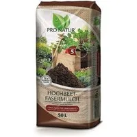 Pro Natur Pflanzerde Pro Natur Hochbeet Fasermulch 50 l