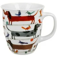 Duo-Gift Tasse Dog's World Long dogs Dackel Porzellan 0,65 L im Geschenkkarton, 1-tlg.