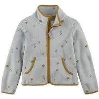 Hessnatur Fleecejacke aus reiner Bio-Baumwolle (1-St)