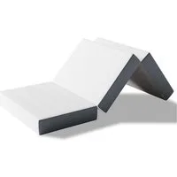 Klappmatratze Gästematratze 3-teilige Matratze Faltmatratze, OUNUO, 10 cm hoch, mit Aufbewahrungstasche