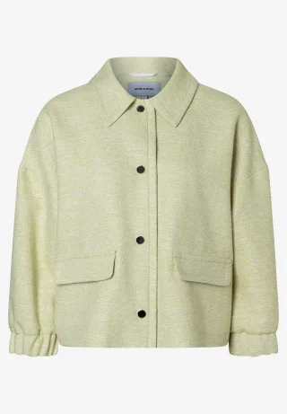 MORE & MORE - Blouson Style in Sommer-Bouclé grün - Gr. - 38