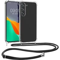 kwmobile Etui Necklace Case für Samsung Galaxy A56 5G, Hülle Silikon mit Handykette - Band Handyhülle