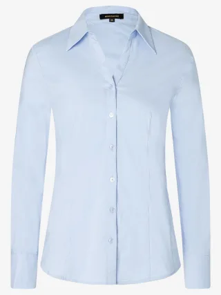 MORE & MORE - Businessbluse blau - Gr. - 44