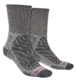 Bridgedale - Herren Wandern leichte Merinowolle Socken - Grau