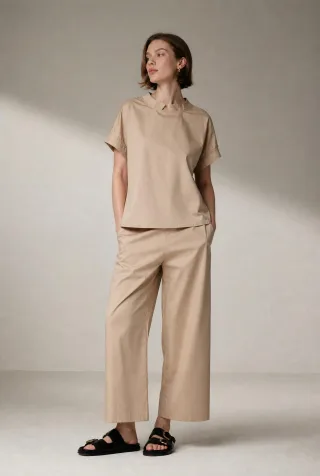 Jane Lushka - Poplin semi pants 23074 - Gr. - XXS