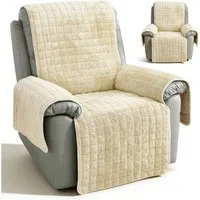 BlingBin Sofaschoner Sofahussen Sofa Armlehnenbezüge Plüsch Sesselschoner Anti-Rutsch, Sofabezug, weich und waschbar, Möbelschutz für Kinder, Hunde & Katzen