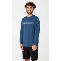 SUPER.NATURAL Sweatshirt Merino Sweatshirt M SIGNATURE CREW pflegeleichter Merino-Materialmix