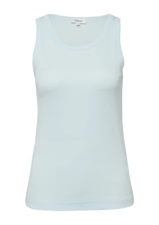 s.Oliver - T-Shirt blau - Gr. - 44
