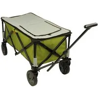 10T Bollerwagen Cooler Trolley XL Bollerwagen Kühltasche Strandwagen faltbar bis 75 kg