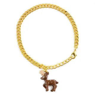 Reh Armband vergoldet