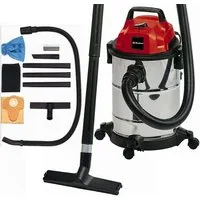 Einhell Nass-Trocken-Sauger Nass-Trockensauger TC-VC 1820 S (1250 Watt, Edelstahlbehälter 20l