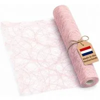 DecoHomeTextil Heimtextilmanufaktur Tischläufer Deco Netz Tischband Dekoration Dekor Breite 30cm Farbe+Länge wählbar