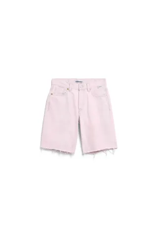 Armedangels - THAALINA MID WAIST DENIM SHORT pink mist - Gr. - 29