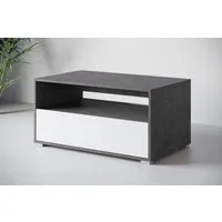 Home affaire Couchtisch Kenia (1-St), Rechteckiger Kaffeetisch, 90x55 cm, mit offenem und geschlossenem Fach