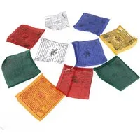 Guru-Shop Wimpelkette Tibetische Gebetsfahne 10 Wimpel - 2,30..