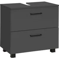 welltime Waschbeckenunterschrank Trento, verschiedene Ausführungen und Farben Badmöbel, Breite 60 cm, Beckenunterschrank auf Füßen, Made in Germany